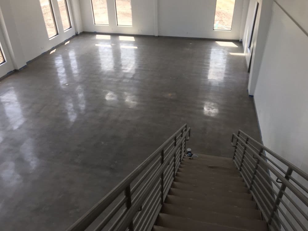 Residential concrete flooring upgrade project