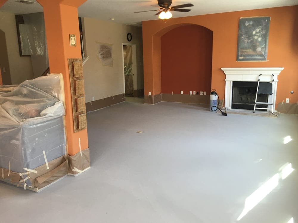 Commercial concrete floor finish by Andy's Concrete Floors